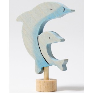 Grimms Steckfigur Zwei Delphine